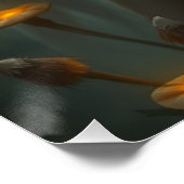 Niedliche Feathered Fairy Art Poster (Ecke)