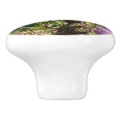 Niedliche Federhäkchen Keramikknauf (Seitenansicht)