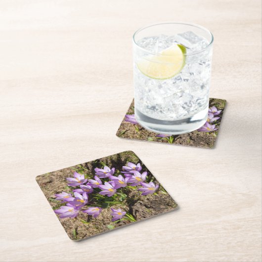 Niedliche Federhäkchen Rechteckiger Pappuntersetzer (Vor Ort)