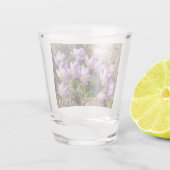 Niedliche Federhäkchen Schnapsglas (Rückseite)