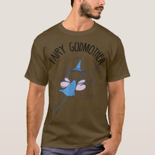Niedliche Fee der Fee mit magischer Zauberwand und T-Shirt