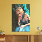 Niedliche Fee Leinwanddruck (Insitu (Wohnzimmer))