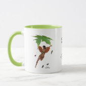 Niedliche Fee mit braunen Wings Kaffeemaschine Tas Tasse (Links)