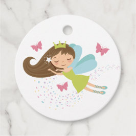 Niedliche Fee Princess Girls Geburtstag Geschenkanhänger