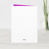 Niedliche Fee Zwölftel Geburtstag Regenbogen animi Karte (Rückseite)