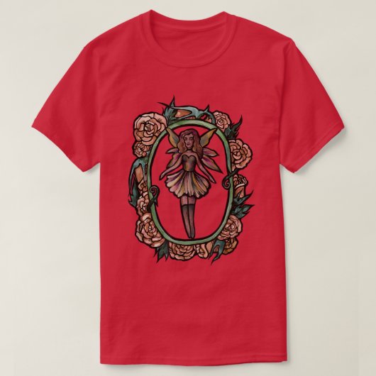 Niedliche Feendesign T-Shirt (Design vorne)
