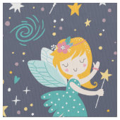 Niedliche Feenmuster Stoff (Nahaufnahme)