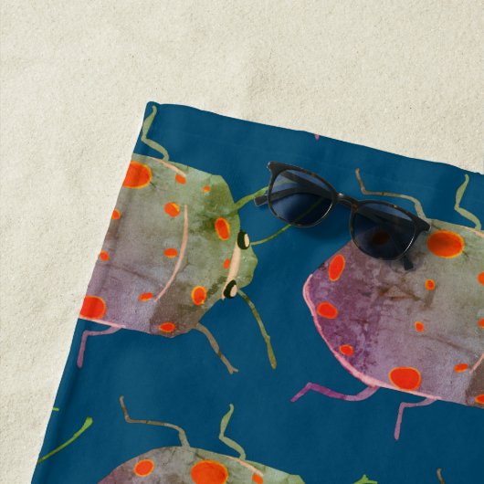 Niedliche Fehler Strandtuch (Beispiel)