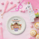 Niedliche Feiertage Cupcakes glücklich Thanksgivin Pappteller (Party)