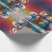 Niedliche Feiertage Geschenkpapier (Ecke)