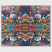 Niedliche Feiertage Geschenkpapier (Flach)