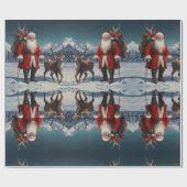 Niedliche Feiertage Geschenkpapier (Flach)