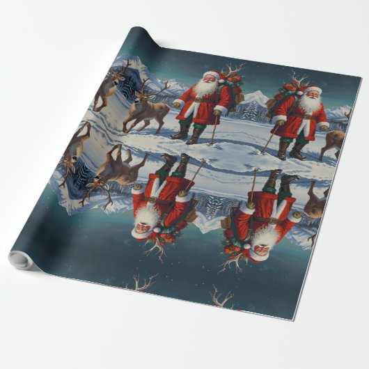 Niedliche Feiertage Geschenkpapier (Ungerollt)