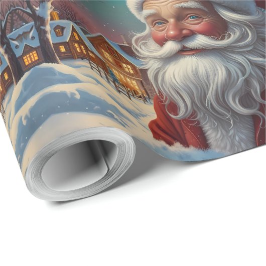 Niedliche Feiertage Geschenkpapier (Rolleneckpunkt)