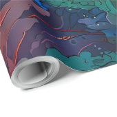 Niedliche Feiertage Geschenkpapier (Rolleneckpunkt)