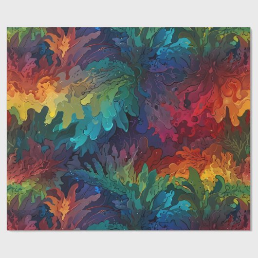 Niedliche Feiertage Geschenkpapier (Flach)