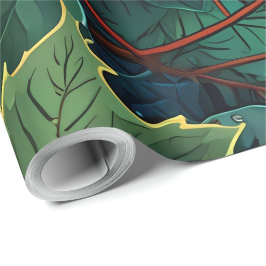 Niedliche Feiertage Geschenkpapier (Rolleneckpunkt)