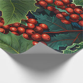 Niedliche Feiertage Geschenkpapier (Ecke)