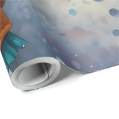 Niedliche Feiertage Geschenkpapier (Rolleneckpunkt)