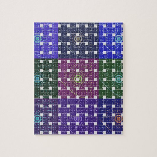 niedliche Felder Puzzle (Vertikal)