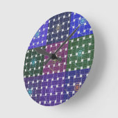 niedliche Felder Runde Wanduhr (Winkel)