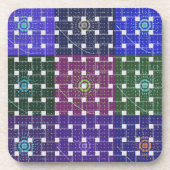 niedliche Felder Untersetzer (Vorderseite)