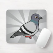 Niedliche Felsen-Taube Mousepad (Mit Mouse)