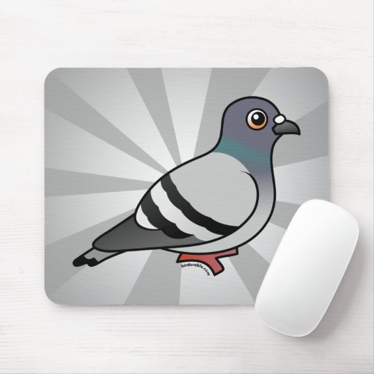 Niedliche Felsen-Taube Mousepad (Mit Mouse)