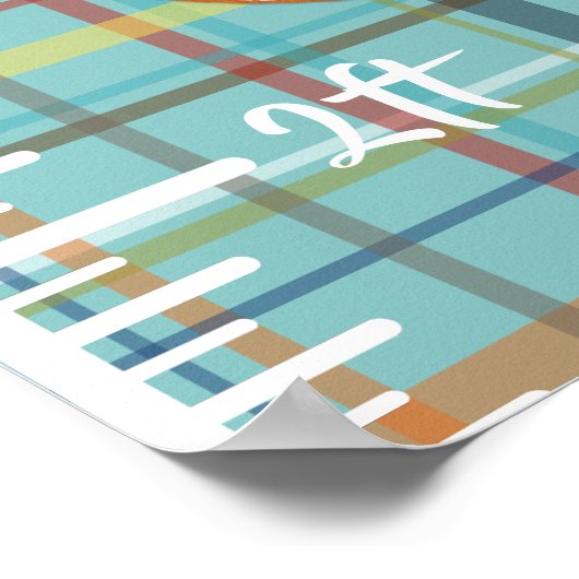 Niedliche Felt-Waldtiere Poster (Ecke)