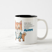 Niedliche feministische Shiba Inu