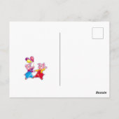 niedliche Ferkel Postkarte (Rückseite)