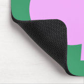 Niedliche Ferkel-Silhouette Mousepad (Ecke)