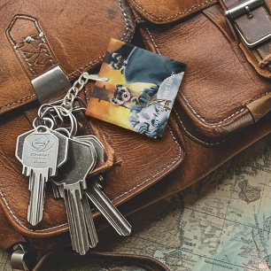 Niedliche Ferret Keys Cherub Schlüsselanhänger