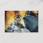 Niedliche Ferret Keys Cherub Visitenkarte (Vorderseite)