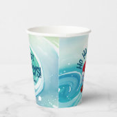 Niedliche festes Papier für Wasserfarben Pappbecher (Rechts)