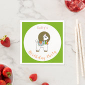 Niedliche festliche Pinata llama BIrthday Party Serviette (Beispiel)