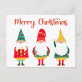 Niedliche Festspiele Frohe Weihnachten Postkarte (Vorderseite)