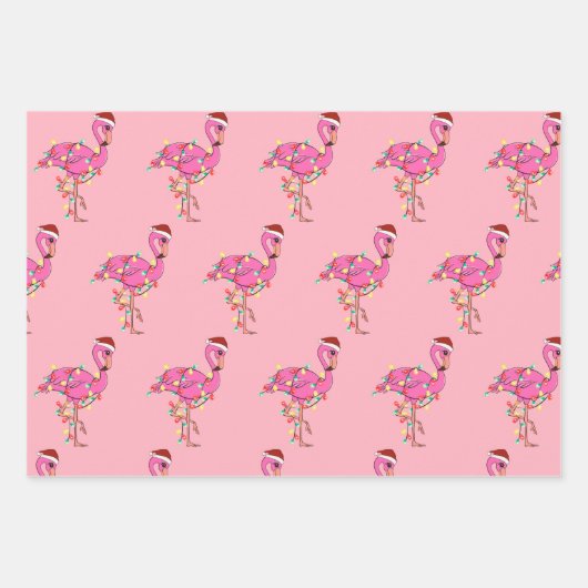 Niedliche Festtage Weihnachten Geschenkpapier Set (Vorderseite 3)