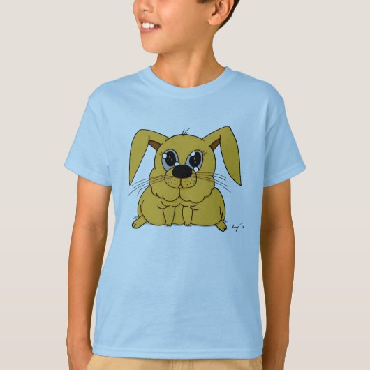 Niedliche Fett Bunny Kids Basic T - Shirt (Vorderseite)