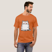 niedliche Fettkatze T-Shirt (Vorne ganz)