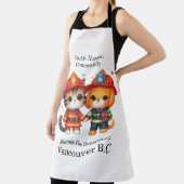 Niedliche Feuerwehrmänner Schürze (InSitu)