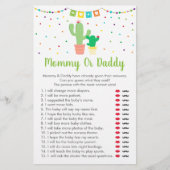 Niedliche Fiesta Cactus Guess, der sagte, es Dusch (Vorderseite)