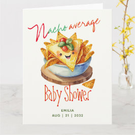 Niedliche Fiesta Nacho Average Baby Dusche nach Ma Karte