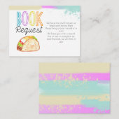 Niedliche Fiesta taco Babyduschbuchkarte Begleitkarte (Vorne/Hinten)