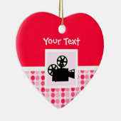 Niedliche Film-Kamera Keramik Ornament (Rechts)