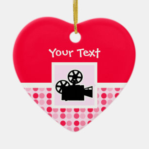 Niedliche Film-Kamera Keramik Ornament