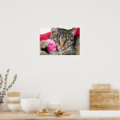Niedliche Filmtablette Mit Rose Poster (Küche)