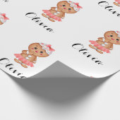 niedliche Fingerbrettverpackungsblätter Geschenkpapier (Ecke)