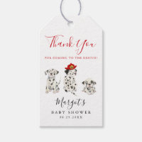 Niedliche Fireman Puppy-Baby-Dusche