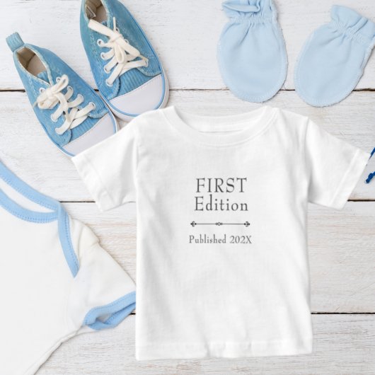 Niedliche First Edition benutzerdefinierbar Baby T-shirt